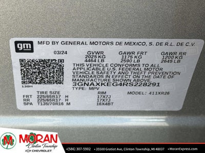 2024 Chevrolet Equinox LT