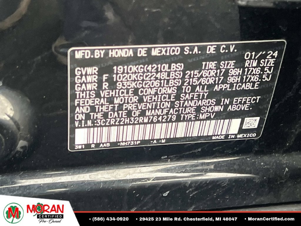 2024 Honda HR-V LX