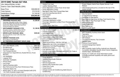 2019 GMC Terrain SLT