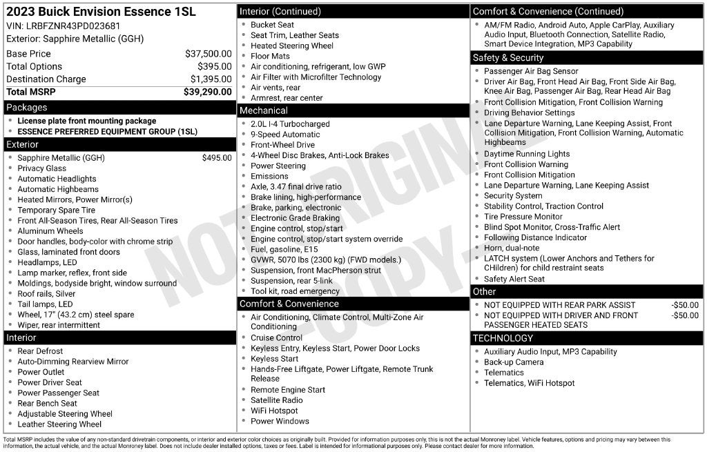 2023 Buick Envision Essence